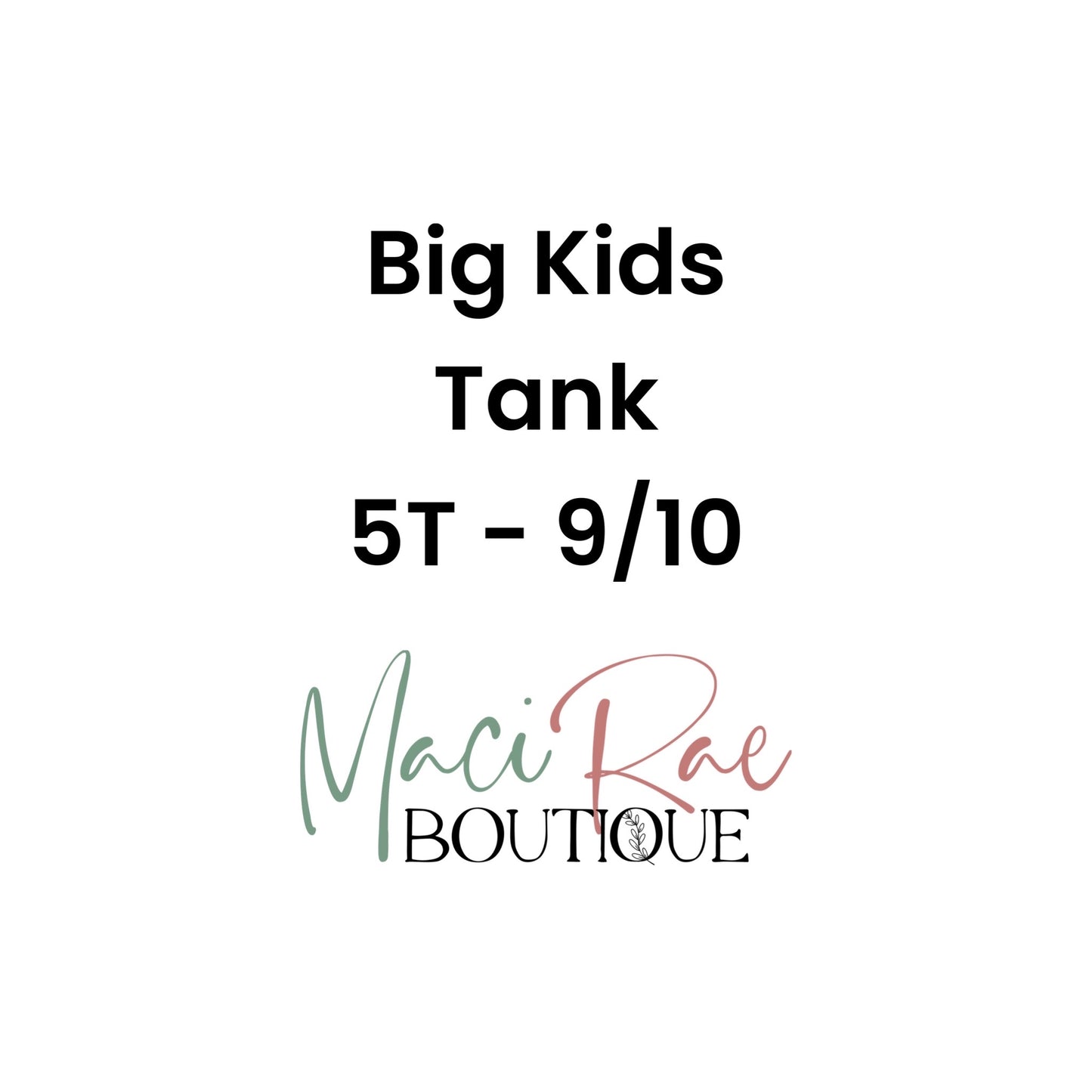 BIG KIDS Tank