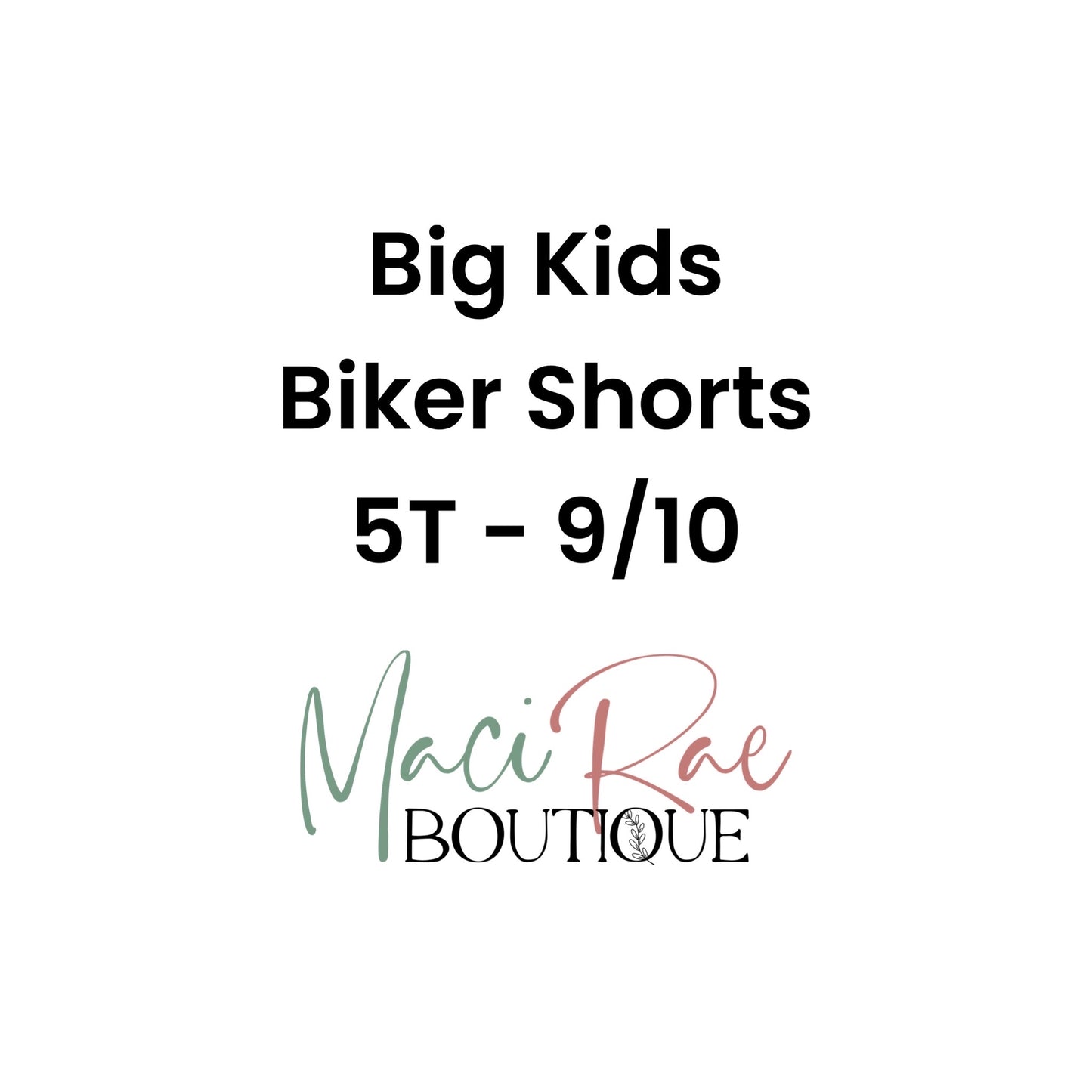BIG KIDS Biker Shorts