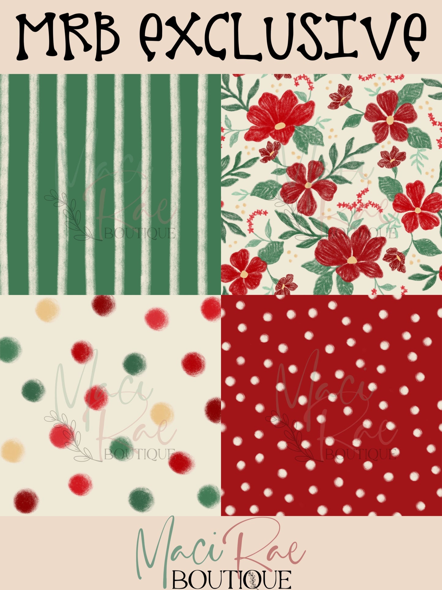 MRB EXCLUSIVE Floral & Coords