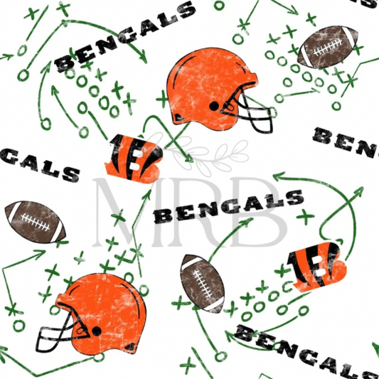 Bengals General (ON HAND FABRIC)