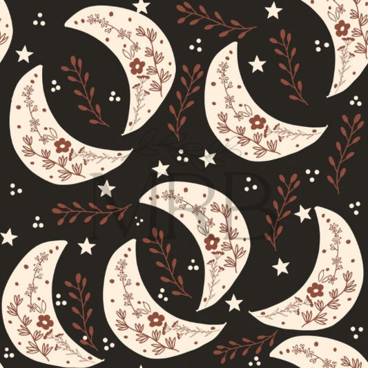 Floral Moon (ON HAND FABRIC)