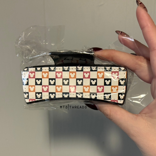 Mouse Checkered | Claw Clip
