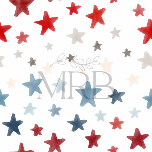 RWB Ombre Stars (ON HAND)
