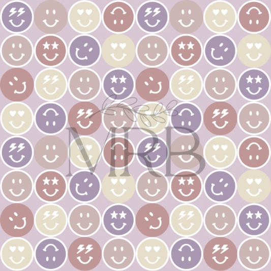 Purple+Pink Smiley (ON HAND)