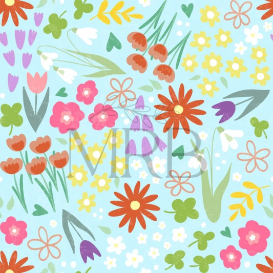 Busy floral (ON HAND FABRIC)