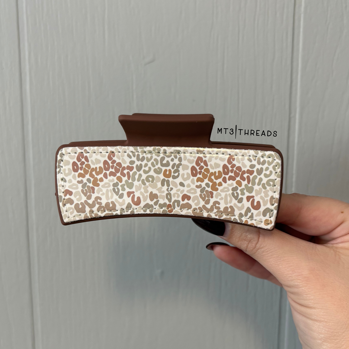 Tan Cheetah | Claw Clip