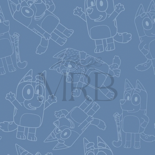Bluey Outlines (ON HAND)