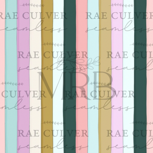 Pink/Purple Stripes (ON HAND FABRIC)