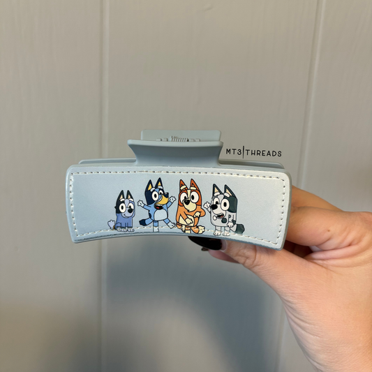 Socks, Bluey, Bingo, Muffin | Claw Clip