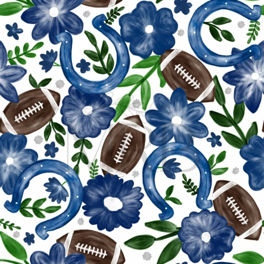Watercolor Colts Floral (ON HAND)