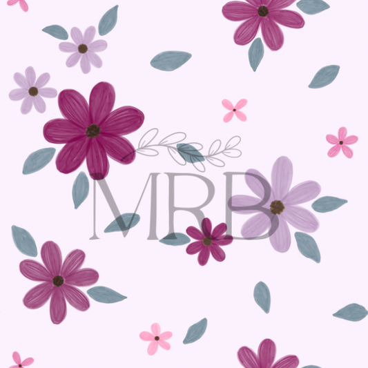 MRB EXCLUSIVE Purple Floral (ON HAND)