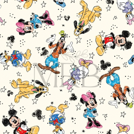Mickey + Friend Star (ON HAND)