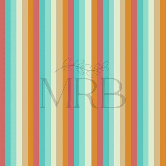 Summer Stripes (ON HAND FABRIC)