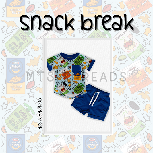 Snack Break Pocket Tee Set