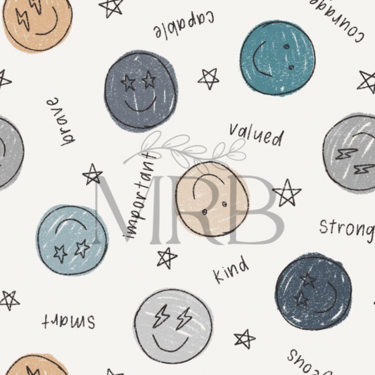 Blue Smiley Affirmations (ON HAND)