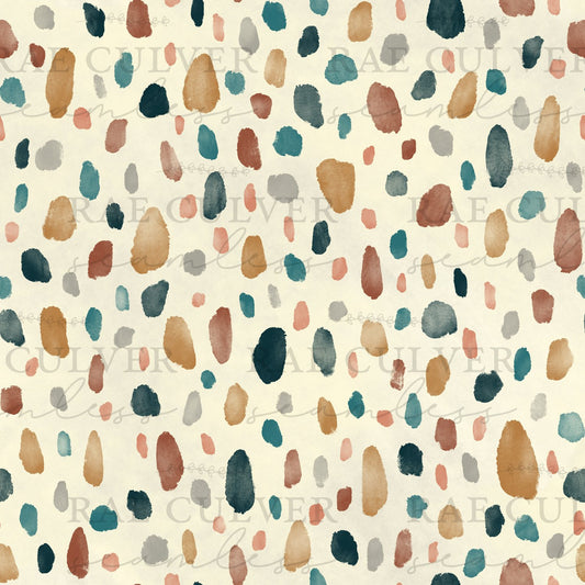 Fall Watercolor Dots (ON HAND)