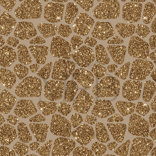 Glitter Giraffe (ON HAND FABRIC)