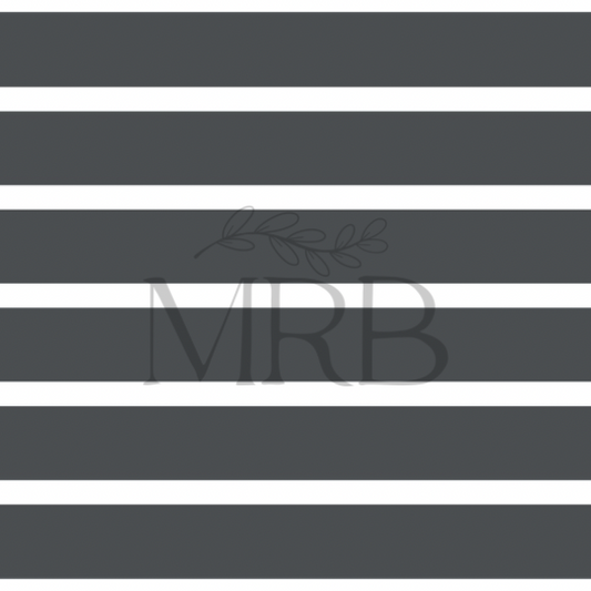 Charcoal Stripes (ON HAND)