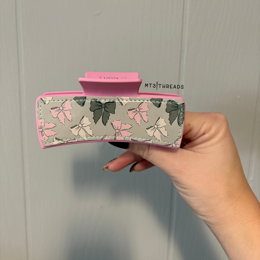Pink Bows | Claw Clip