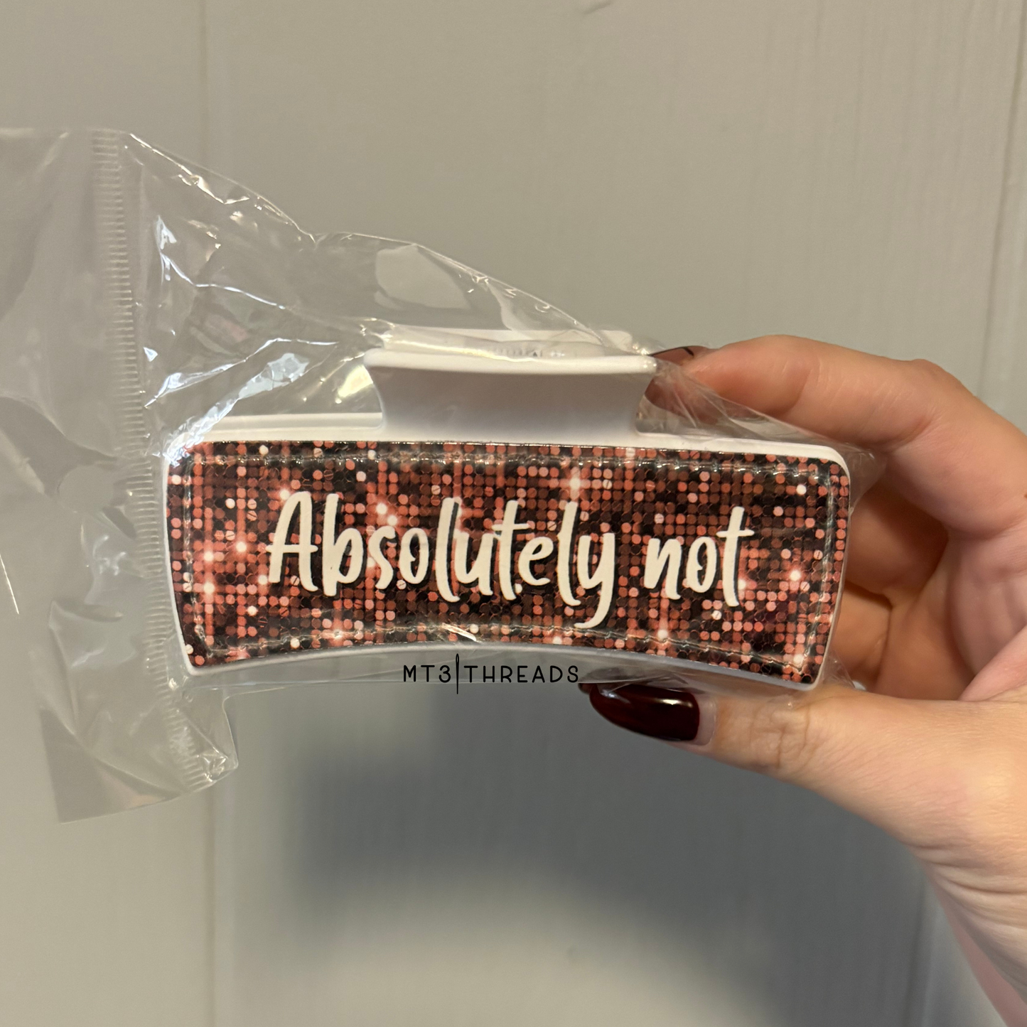 Absolutely Not | Claw Clip