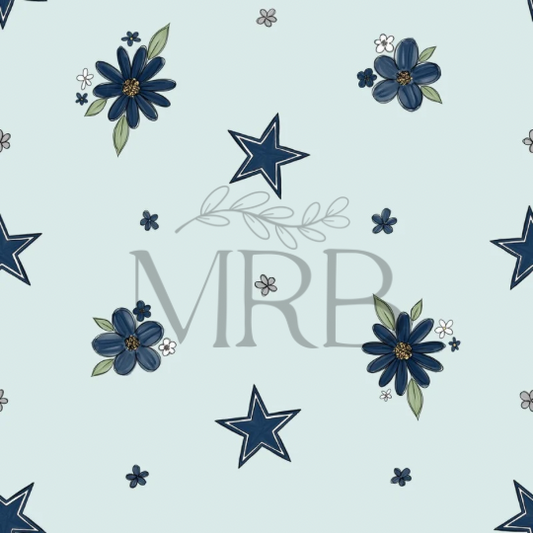 Dainty Cowboys Floral (ON HAND)