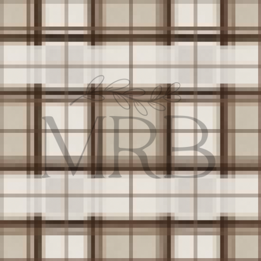 Brown plaid (ON HAND)