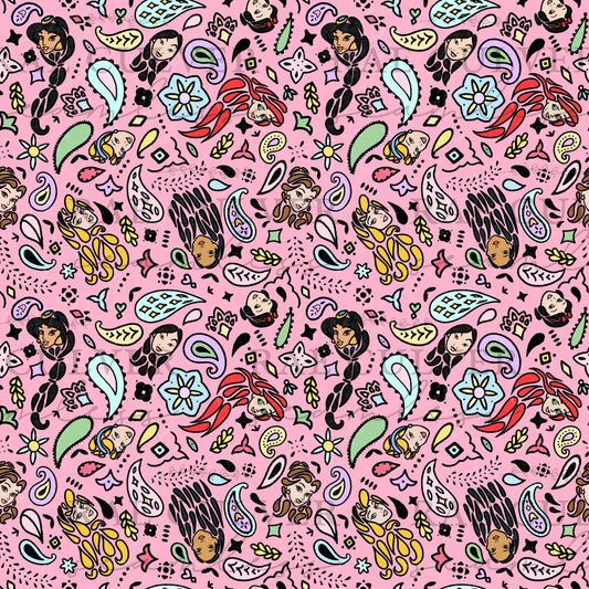 Princess Bandana (ON HAND FABRIC)