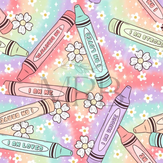 Crayon Affirmations (ON HAND)
