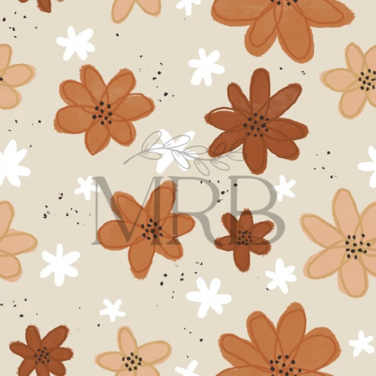 Exclusive Tan Boho Daisies (ON HAND)