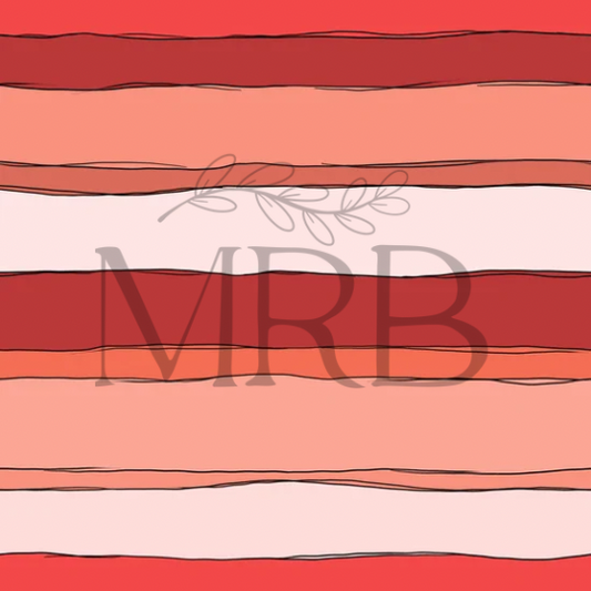 Red Pooh Stripes (ON HAND)