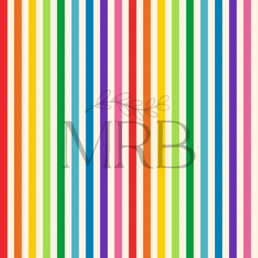 Rainbow Mickey Stripes (ON HAND)