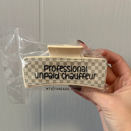 Professional Unpaid Chauffeur | Claw Clip