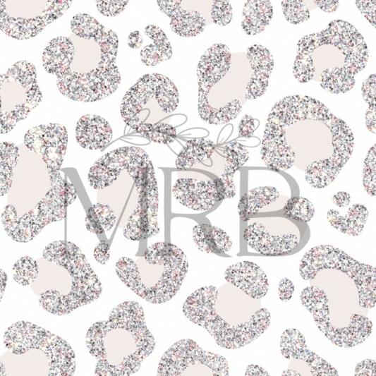White Cheetah(ON HAND FABRIC)