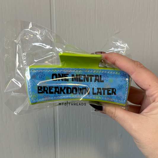 One Mental Breakdown Later | Claw Clip