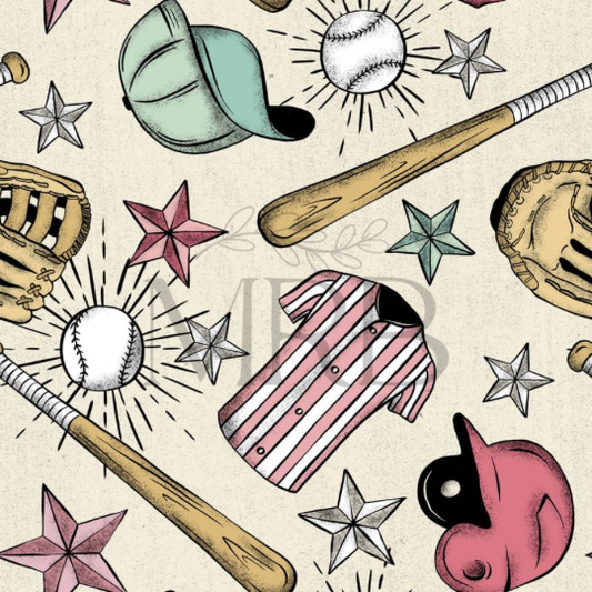 Retro Baseball Girly Gear (ON HAND)