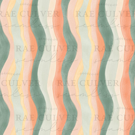 Wavy Stripes (ON HAND FABRIC)