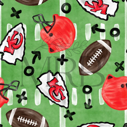 Chiefs Field (ON HAND FABRIC)