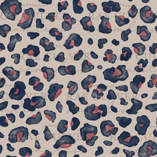 Navy+Mauve Cheetah Cheetah (ON HAND)