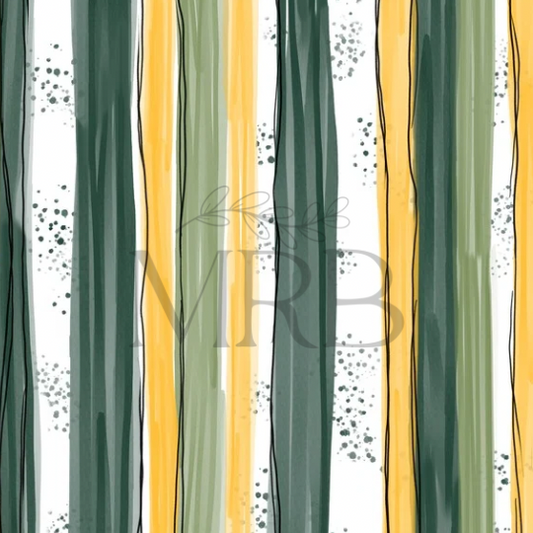Green + yellow stripes (vertical) (ON HAND)