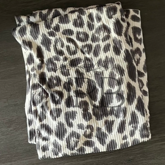 Cream + Charcoal Cheetah(ON HAND)