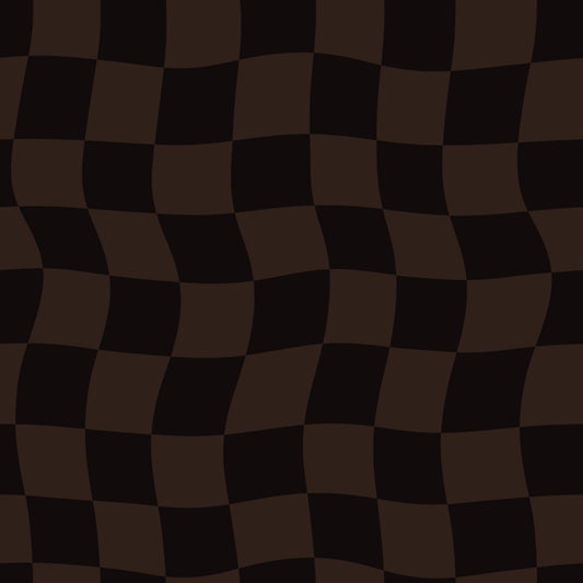 Brown+Black Wavy Checks (ON HAND)