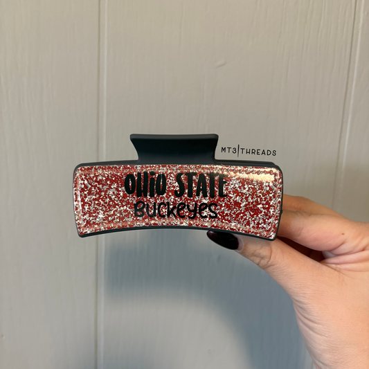 Ohio State Buckeyes Sparkle | Claw Clip
