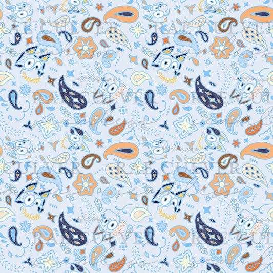 Bluey Bandana (ON HAND FABRIC)