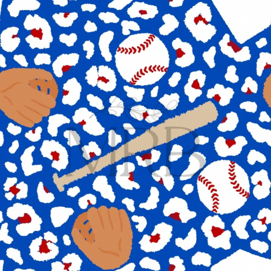 Blue cheetah baseball (ON HAND)