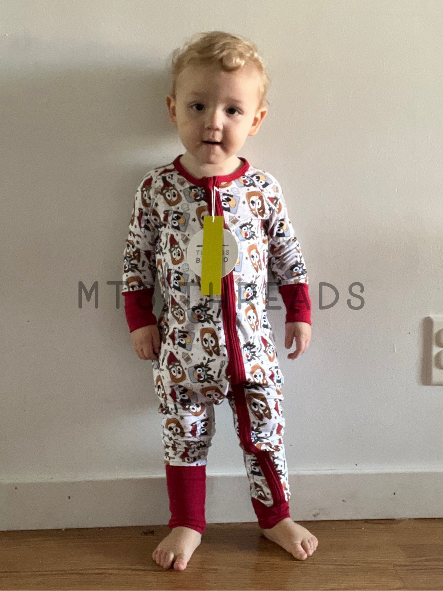 (RTS) Red Checker V-Day Zippy