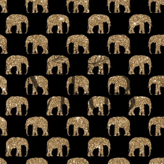Black Elephant (ON HAND FABRIC)