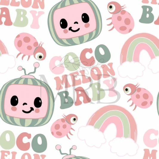 Cocomelon (ON HAND FABRIC)