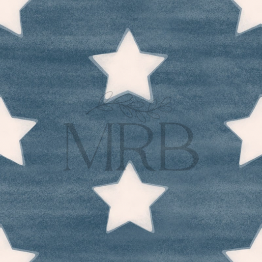 Watercolor Stars (ON HAND FABRIC)
