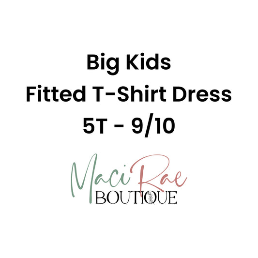 BIG KIDS Fitted T-Shirt Dress