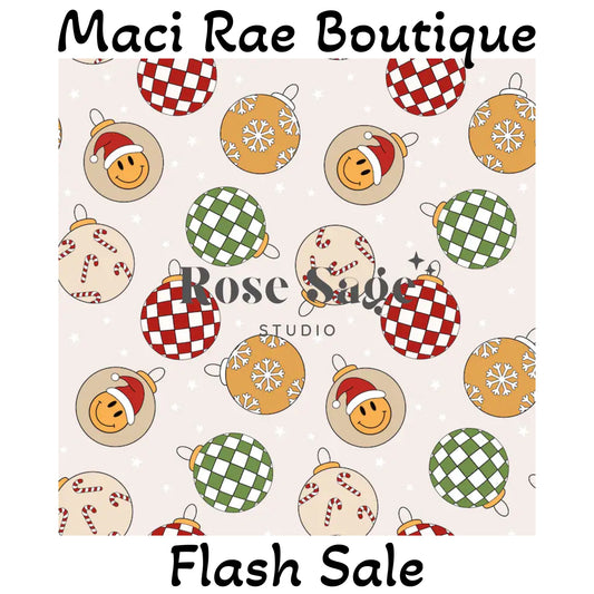 Smiley Ornaments Flash Sale